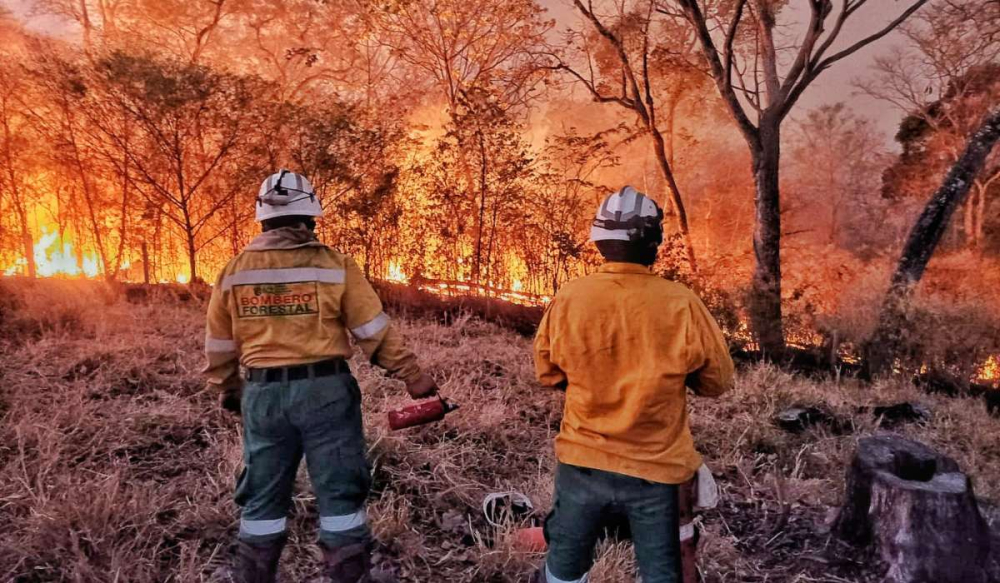 Bolivia registra 632 focos de calor, con el 85% concentrado en Santa Cruz