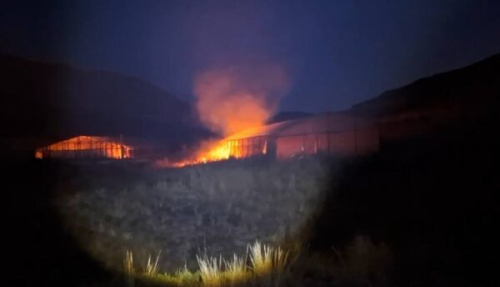 Felcn halla e incinera 15 viveros de marihuana en Chayanta, Potosí