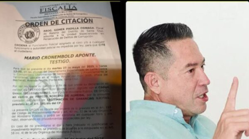 Mario Cronenbold citado a declarar este martes por caso ‘Tuta’ a hrs. 13:00