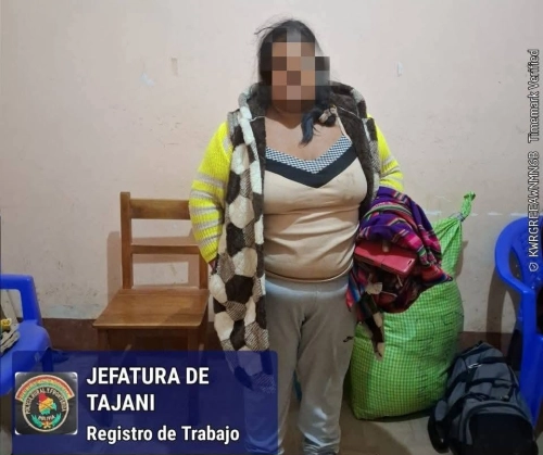 Aprehenden a mujer que trasladaba a una adolescente desde Charazani a La Paz