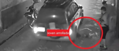 Imágenes sensibles: Una joven cae bajo un vehículo en movimiento y es atropellada; el chofer huyó, reportan en Coroico