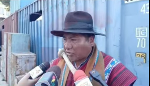 Campesinos Tupac Katari advierten con quitar apoyo a Andrónico si se junta con «mañudos»