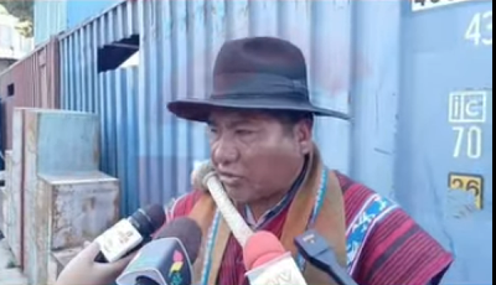 Campesinos Tupac Katari advierten con quitar apoyo a Andrónico si se junta con «mañudos»