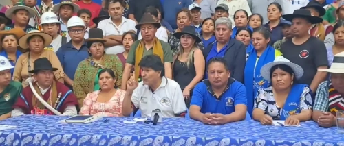Evo y sus seguidores anuncian movilización “escalonada” desde el martes 20 de mayo si el TSE no lo inscribe como candidato