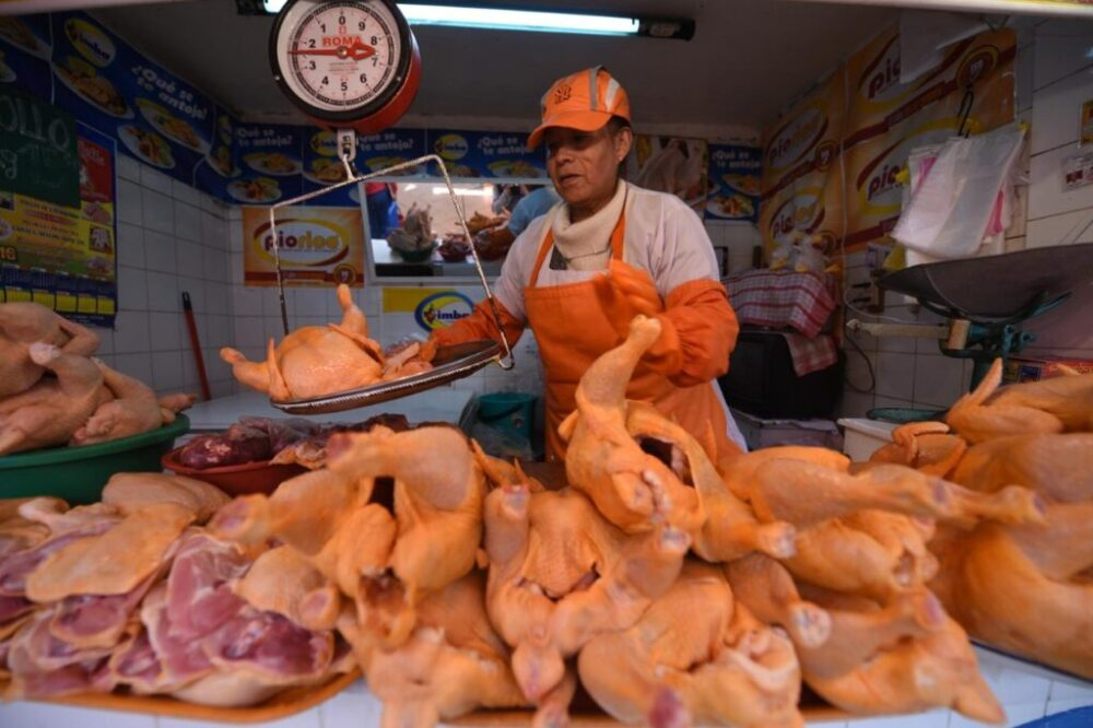 La venta de carne de pollo reduce un 50% por altos precios