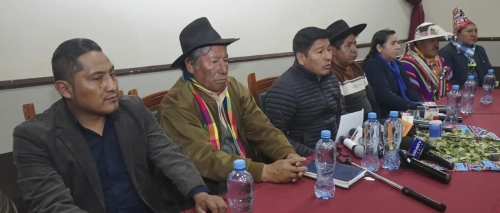 MAS no logra consenso para definir al binomio para las elecciones presidenciales, señala dirigente campesino